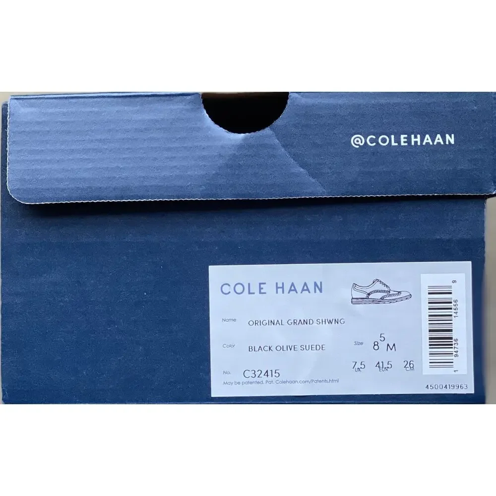 NEW Cole Haan Original Grand Shwng Camo Olive Oxford C32415 Men’s Size Multi